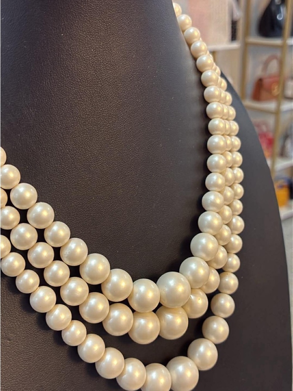 Japan Classic Multi-Strand Pearl Necklace - White - Picture 2 of 7